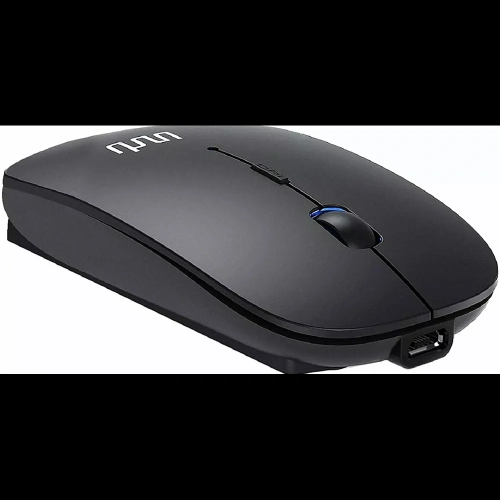 Bluetooth Mouse Wireless Rechargeable, Adjustable DPI Auto-Sleep Mode Ultra-Slim